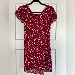Old Navy Red Printed Sundress